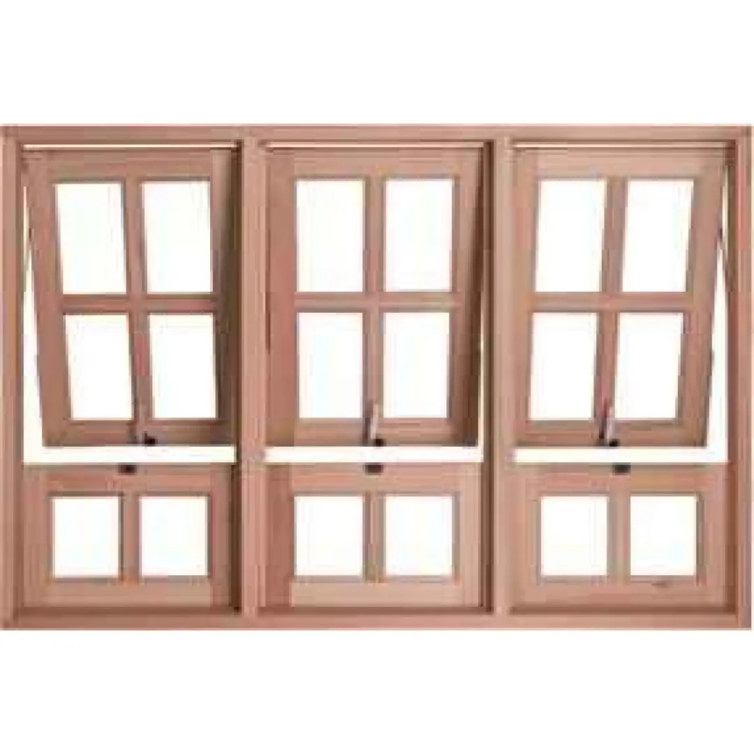 Janela Maxim-ar Quadriculada Horizontal 3 Módulos - COD 636
