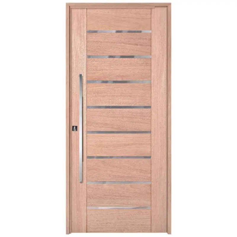 Porta em Angelim com Inox - COD PE 307